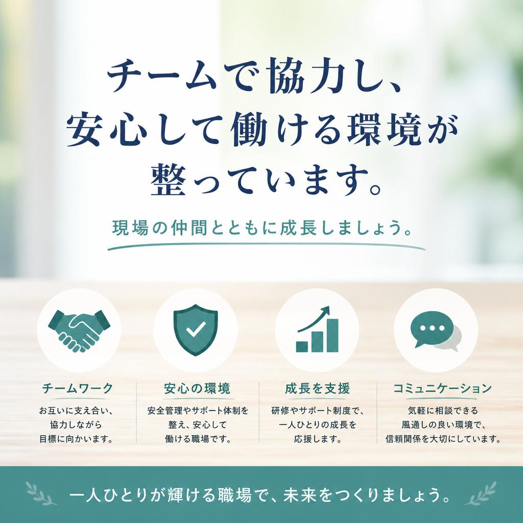 働きやすい職場環境
