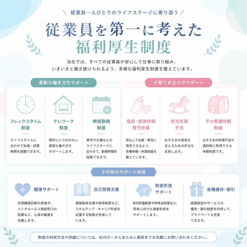 働きやすい環境の整備