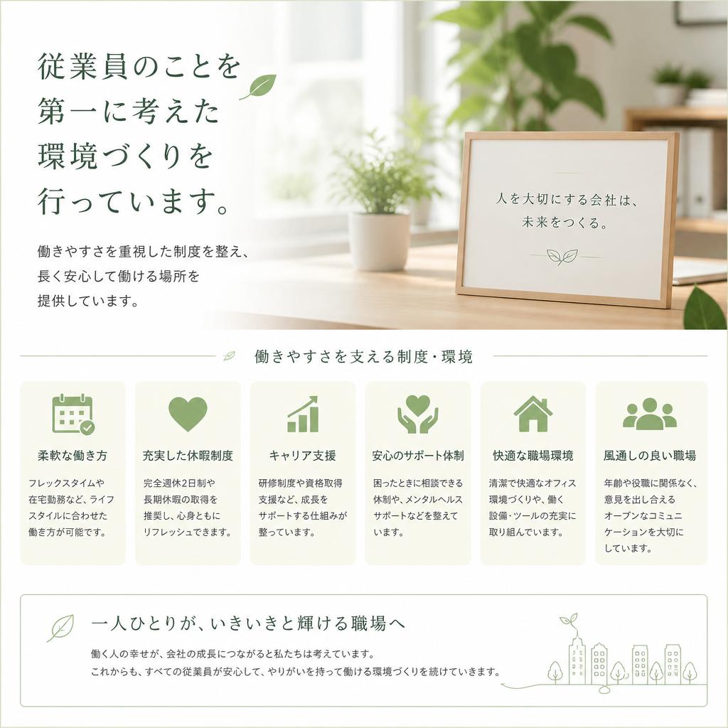 魅力的な職場環境