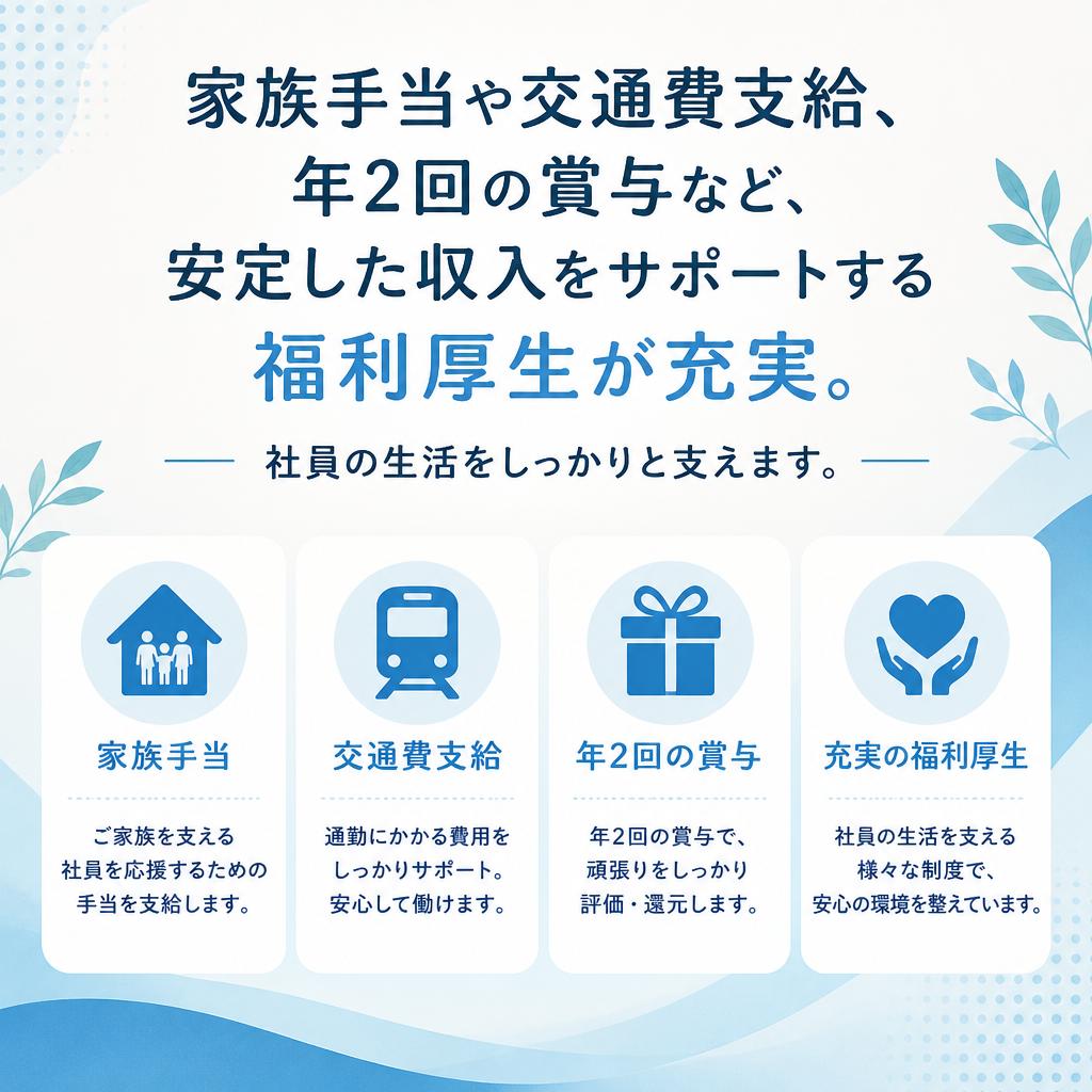 充実の福利厚生