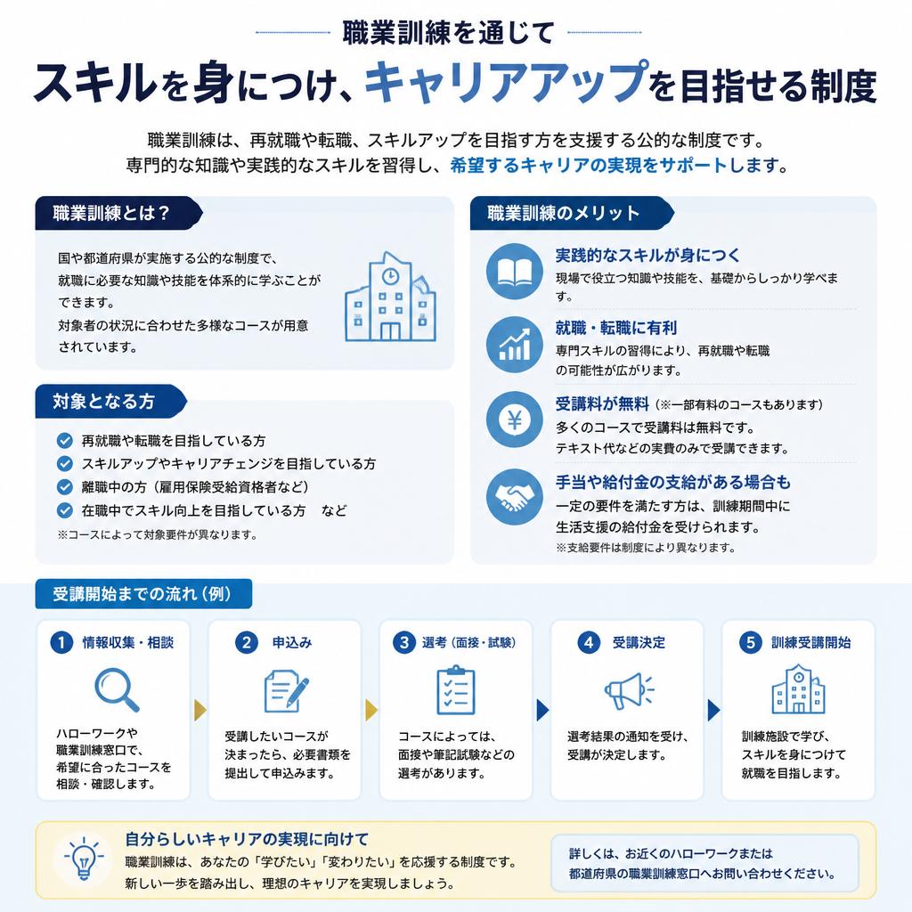 職業訓練とキャリアアップ