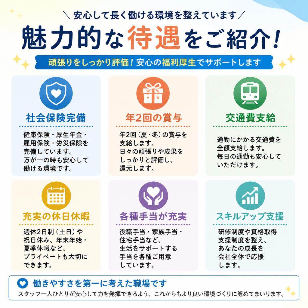 4. 充実した待遇がもたらす安心感