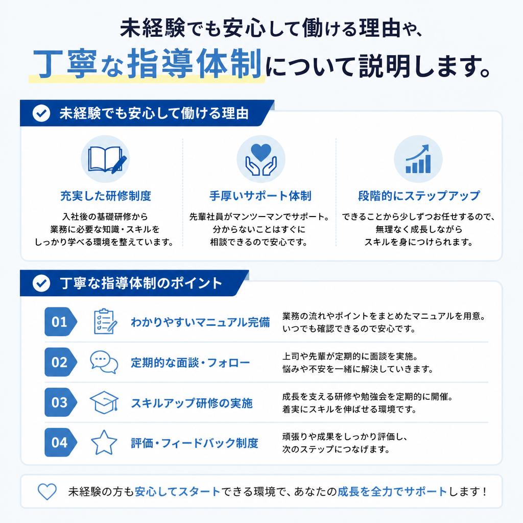 未経験者歓迎！