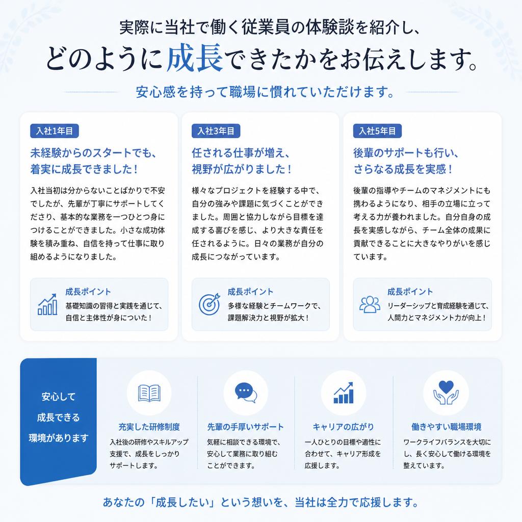 従業員の声