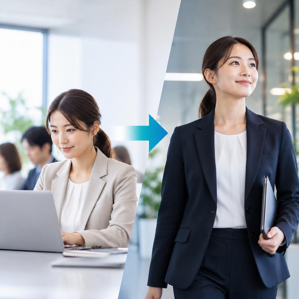 半年間の契約社員期間で、仕事と職場にじっくり慣れる